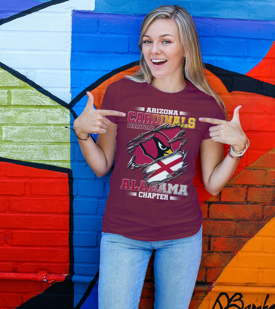 Arizona Cardinals Territory Alabama Chapter T-Shirt