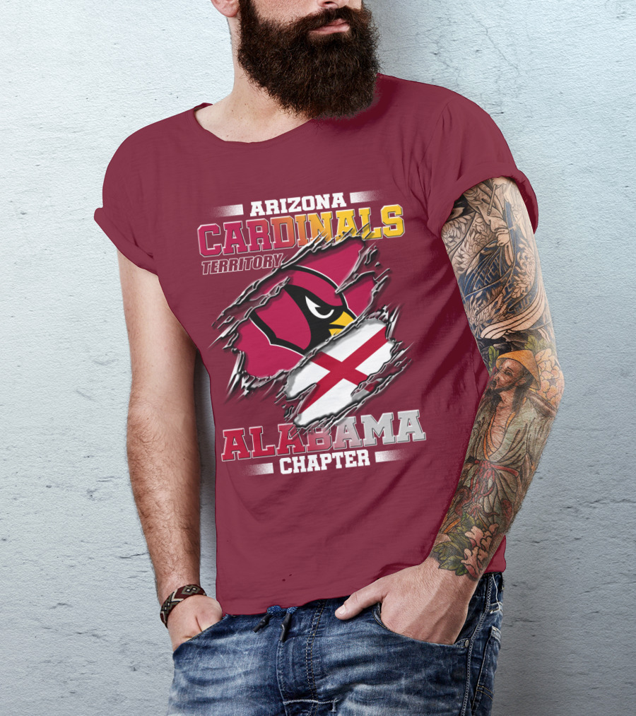 Arizona Cardinals Territory Alabama Chapter T-Shirt