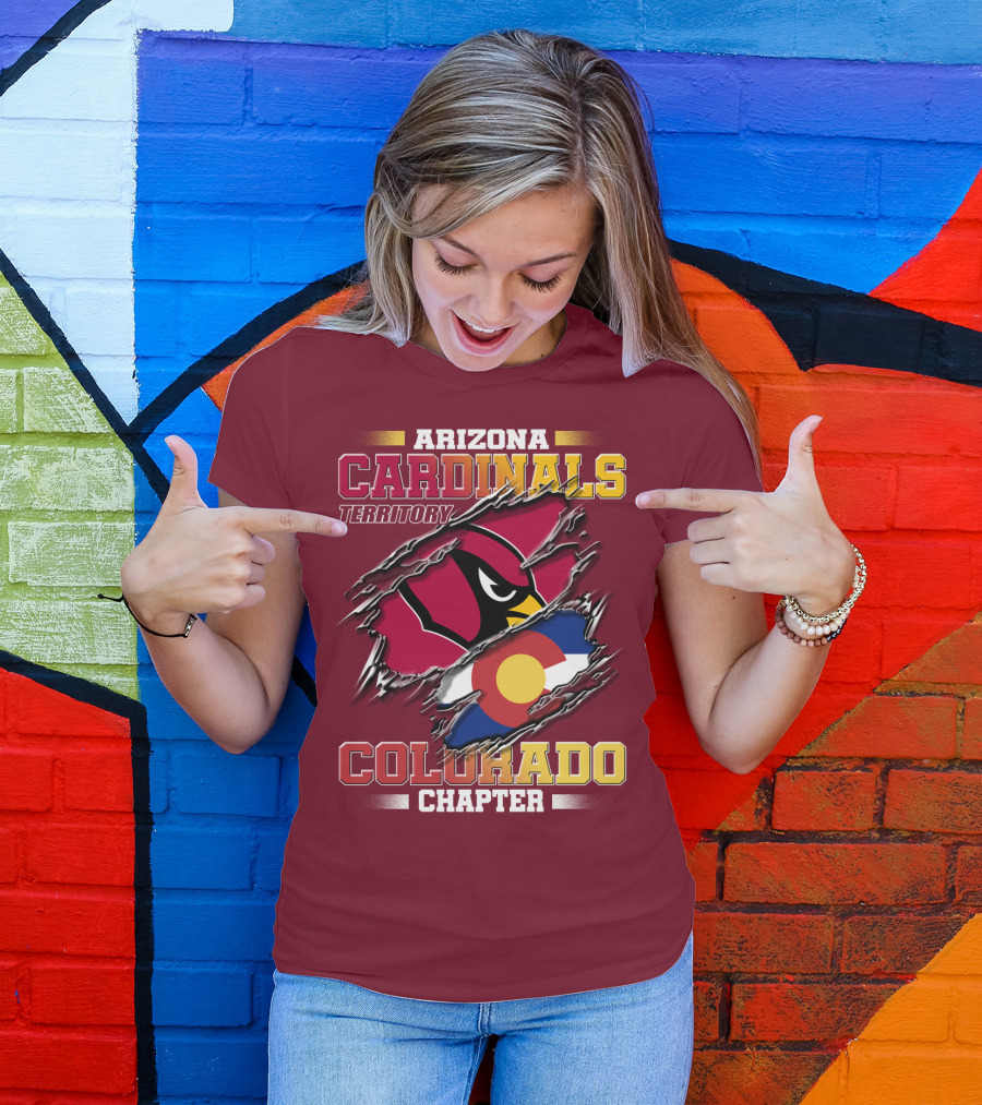 Arizona Cardinals Territory Colorado Chapter T-Shirt