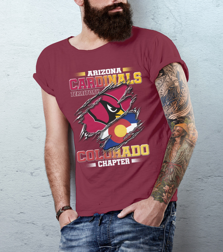 Arizona Cardinals Territory Colorado Chapter T-Shirt