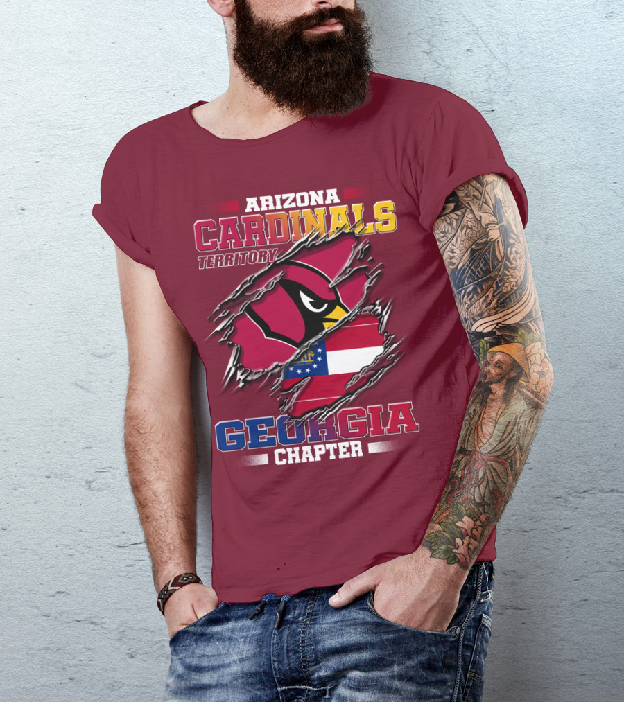 Arizona Cardinals Territory Georgia Chapter T-Shirt