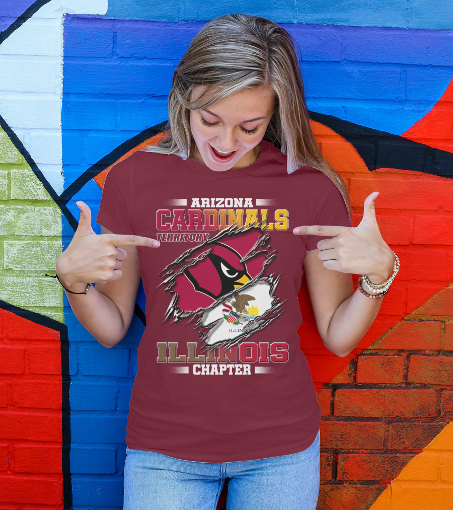 Arizona Cardinals Territory Illinois Chapter T-Shirt
