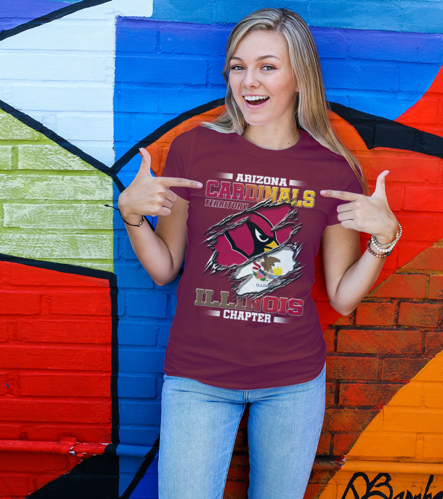 Arizona Cardinals Territory Illinois Chapter T-Shirt