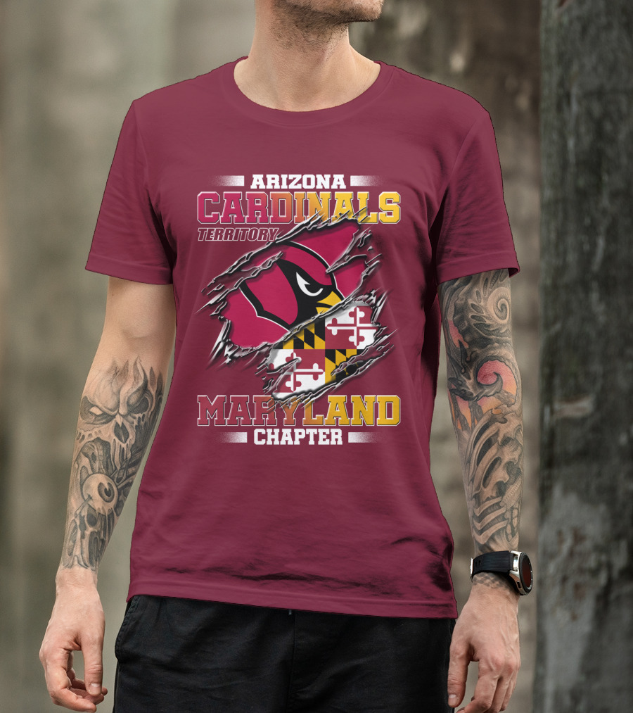 Arizona Cardinals Territory Maryland Chapter T-Shirt