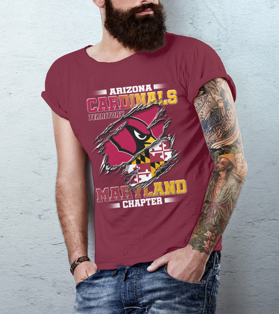 Arizona Cardinals Territory Maryland Chapter T-Shirt