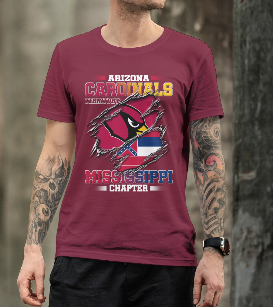 Arizona Cardinals Territory Mississippi Chapter T-Shirt
