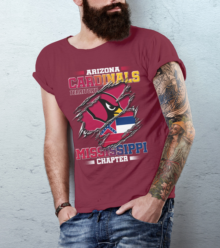 Arizona Cardinals Territory Mississippi Chapter T-Shirt