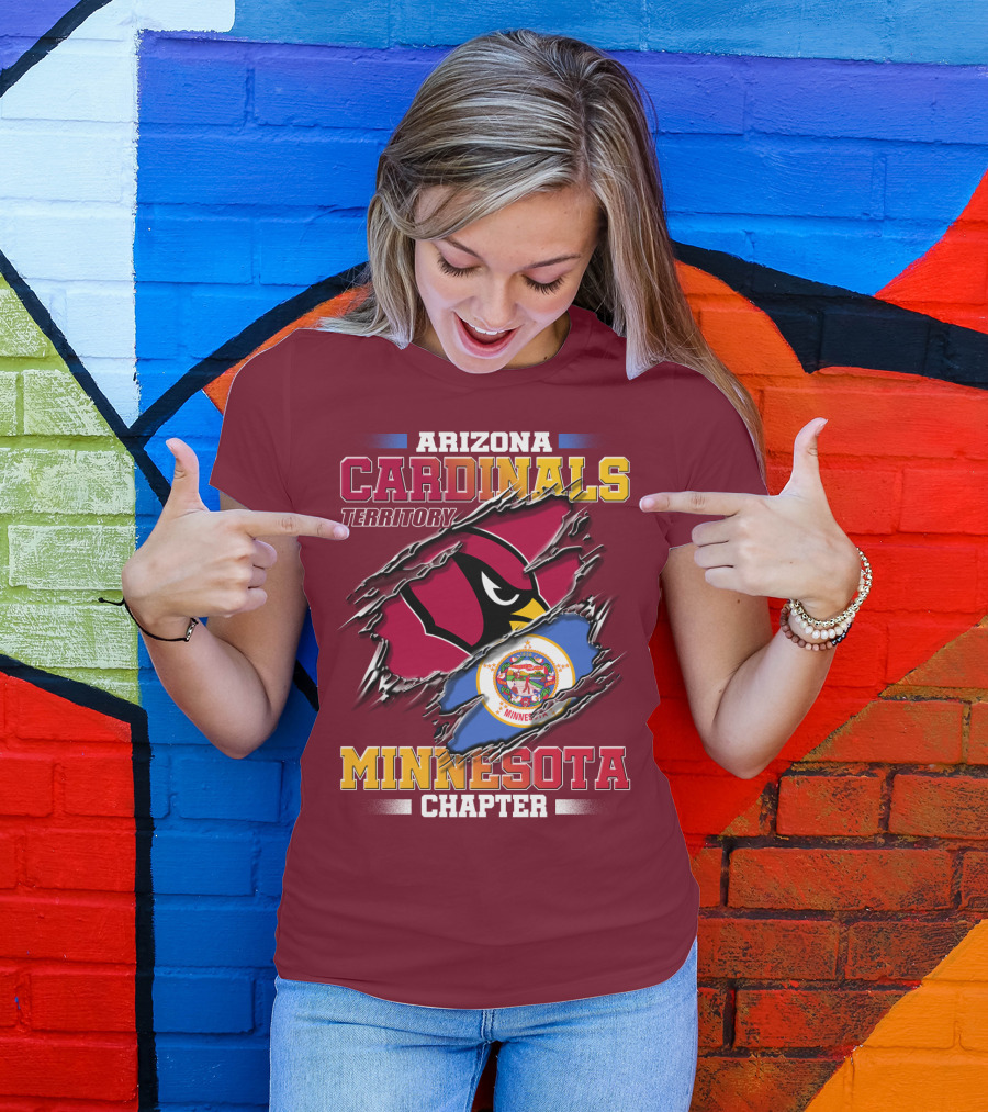 Arizona Cardinals Territory Minnesota Chapter T-Shirt