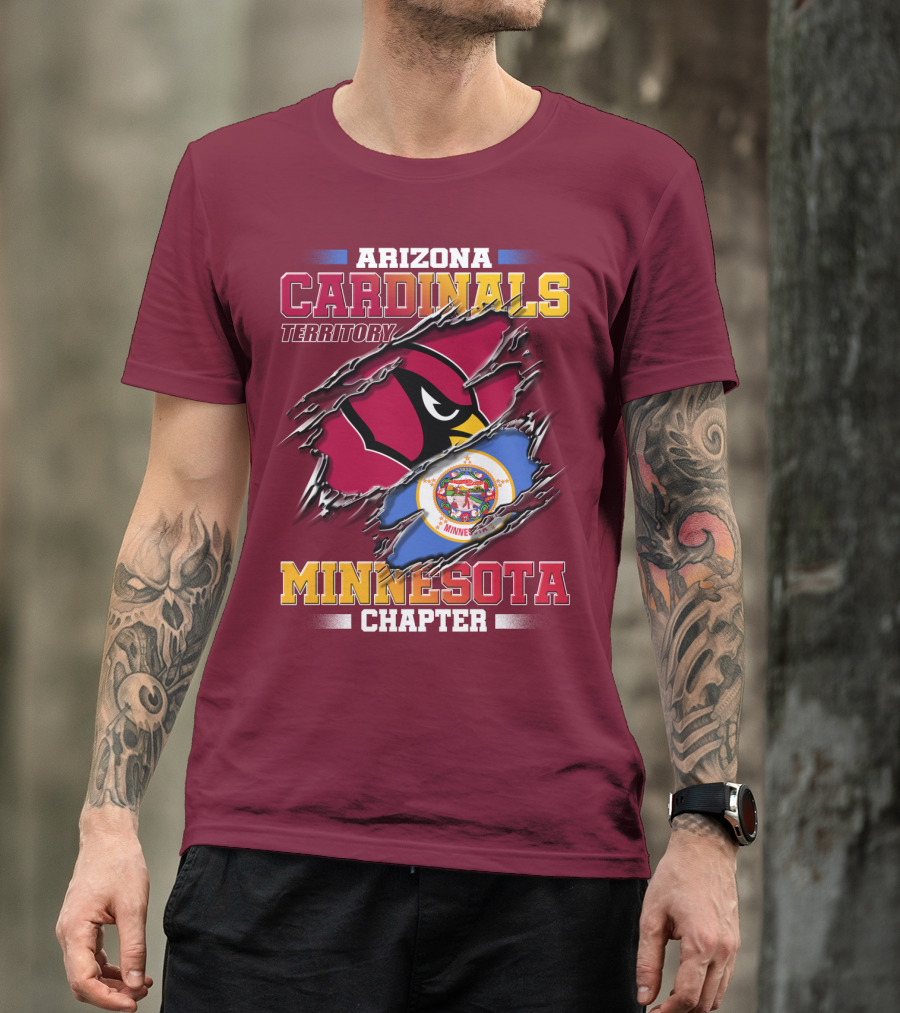 Arizona Cardinals Territory Minnesota Chapter T-Shirt