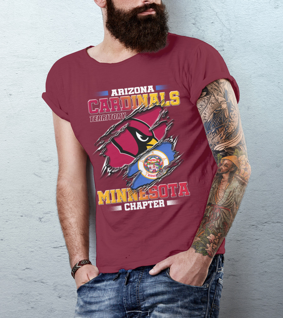 Arizona Cardinals Territory Minnesota Chapter T-Shirt
