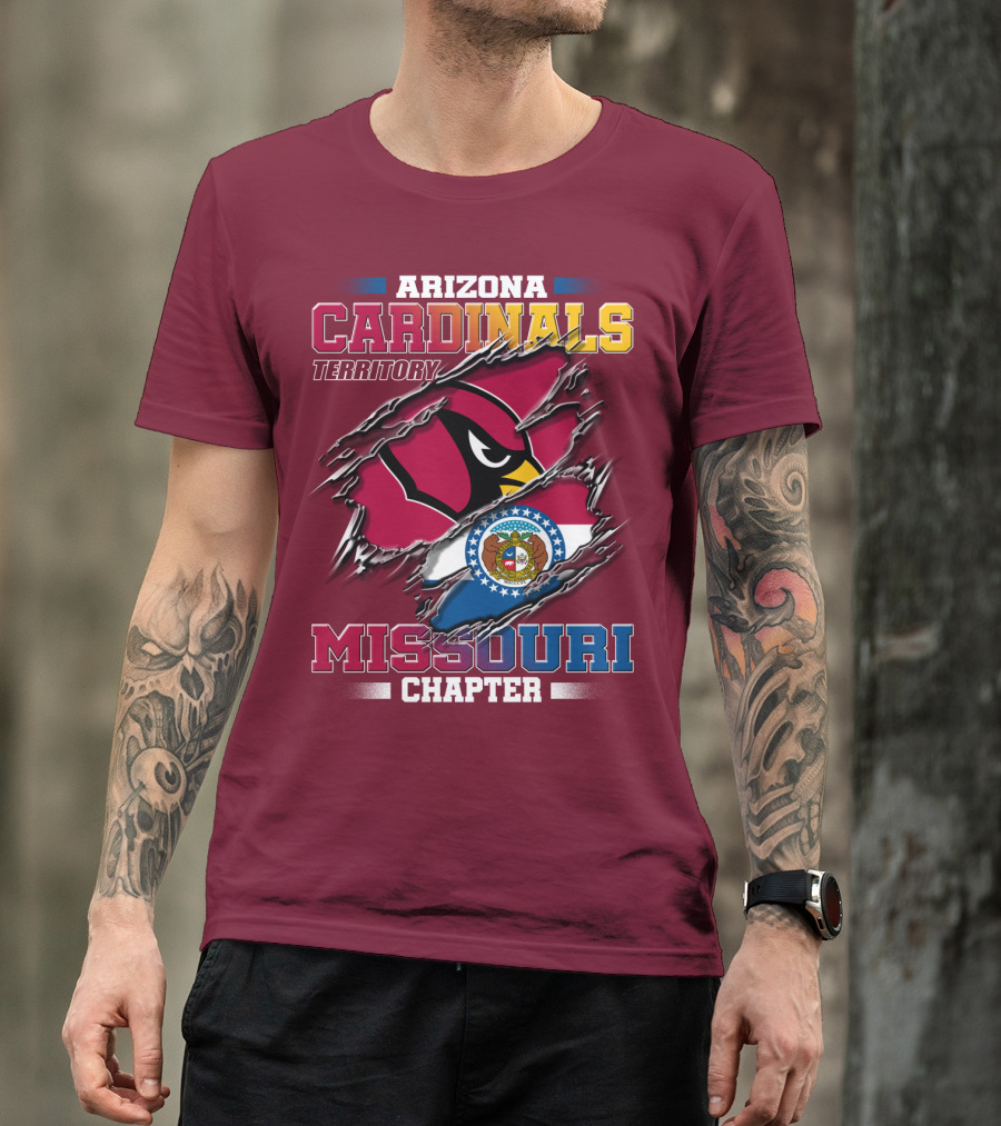 Arizona Cardinals Territory Missouri Chapter T-Shirt