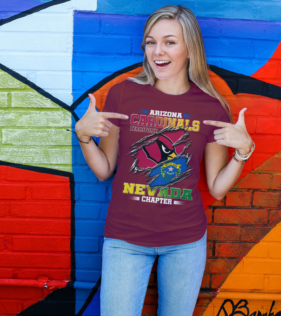 Arizona Cardinals Territory Nevada Chapter T-Shirt