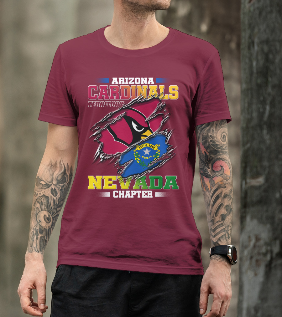 Arizona Cardinals Territory Nevada Chapter T-Shirt