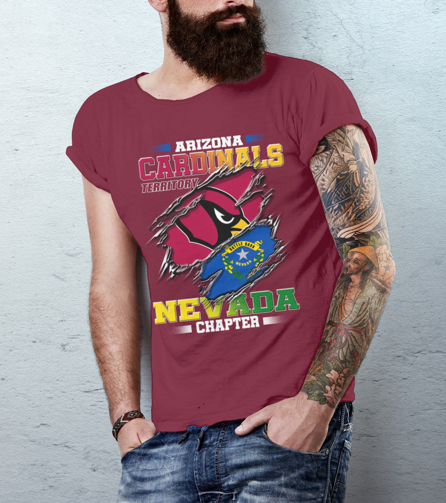 Arizona Cardinals Territory Nevada Chapter T-Shirt