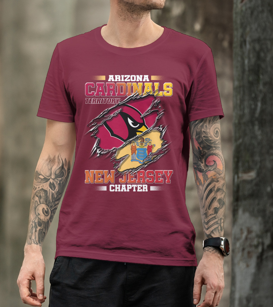 Arizona Cardinals Territory New Jersey Chapter T-Shirt