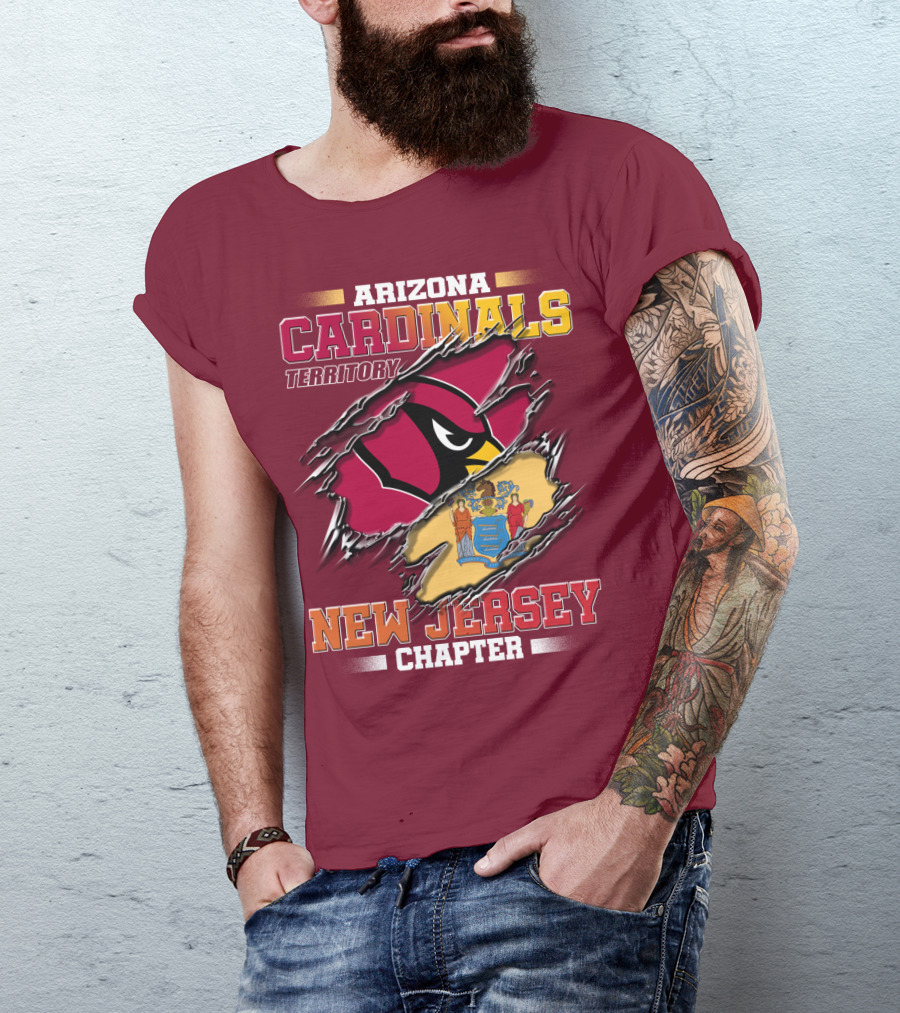 Arizona Cardinals Territory New Jersey Chapter T-Shirt