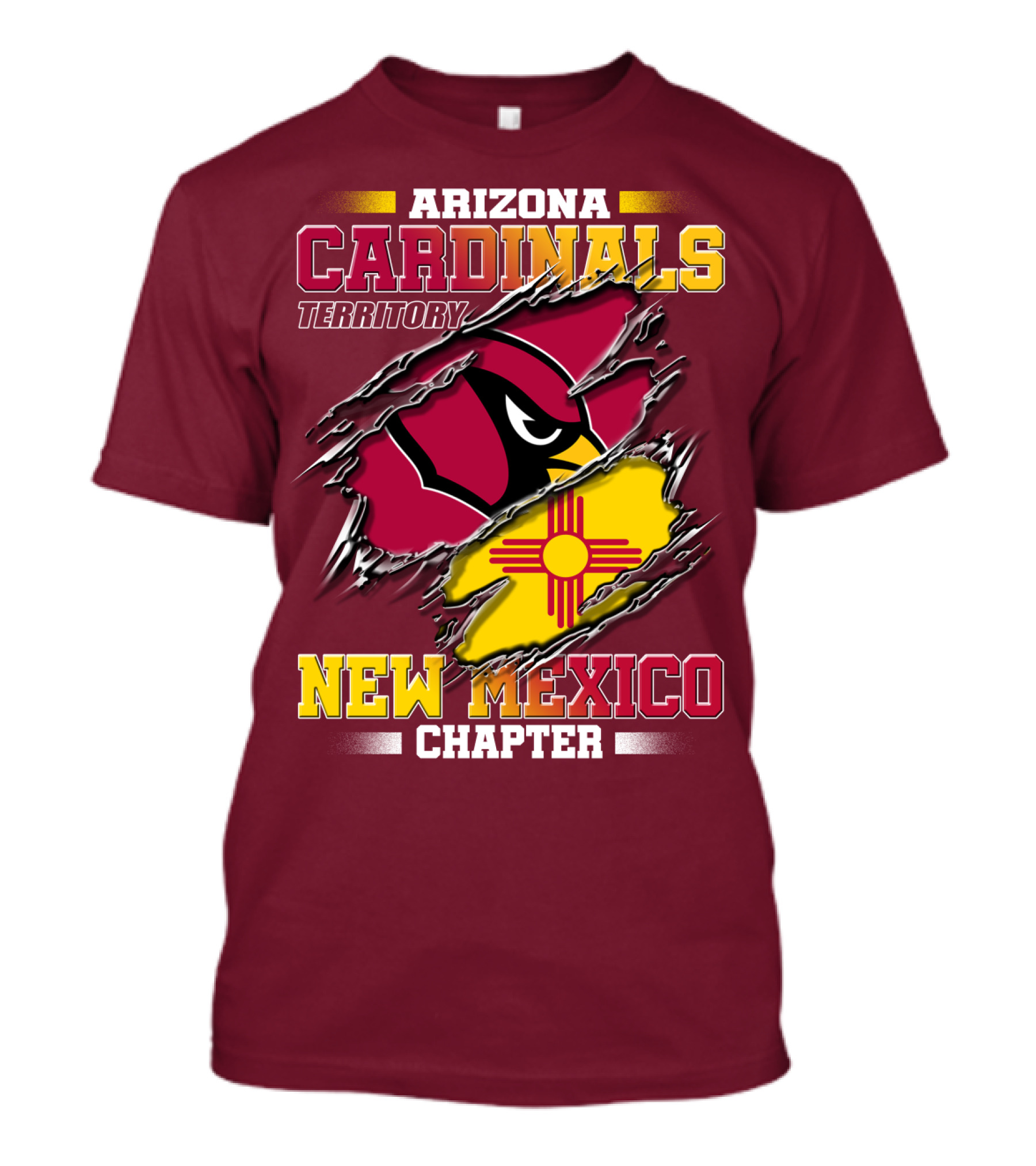 Arizona Cardinals Territory New Mexico Chapter T-Shirt