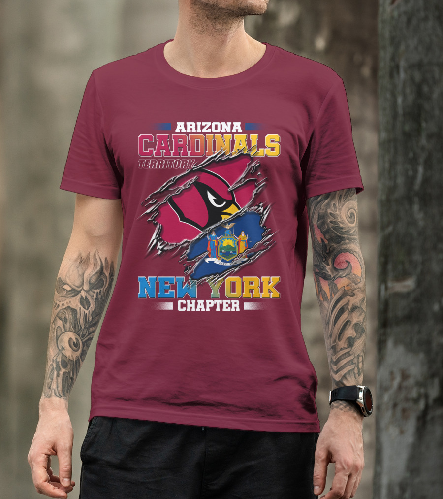 Arizona Cardinals Territory New York Chapter T-Shirt