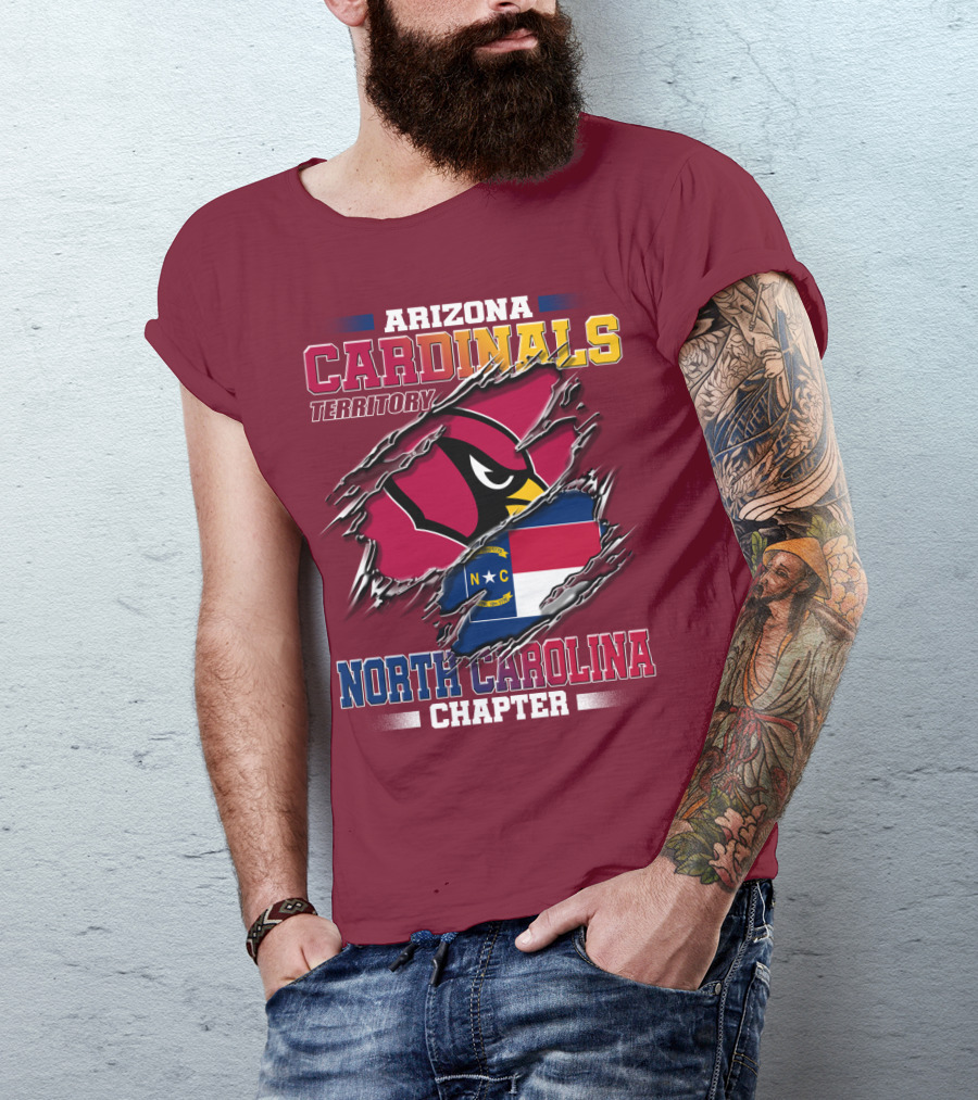 Arizona Cardinals Territory North Carolina Chapter T-Shirt