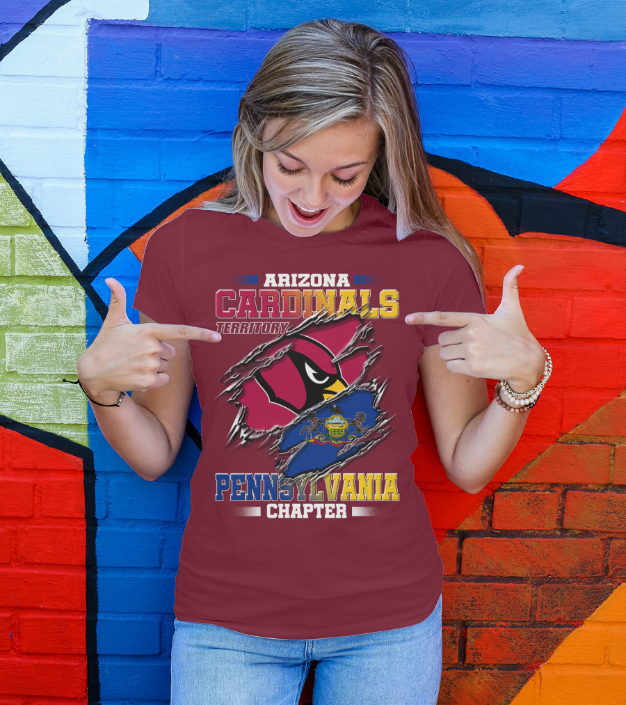 Arizona Cardinals Territory Pennsylvania Chapter T-Shirt
