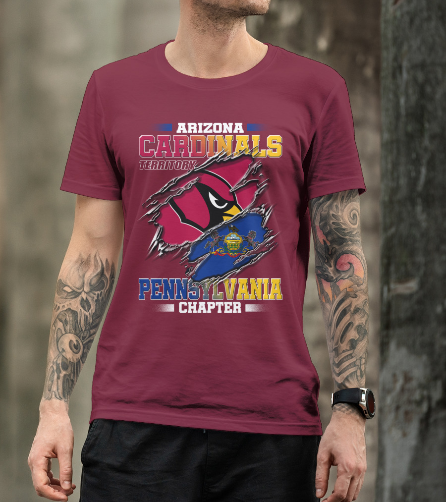 Arizona Cardinals Territory Pennsylvania Chapter T-Shirt