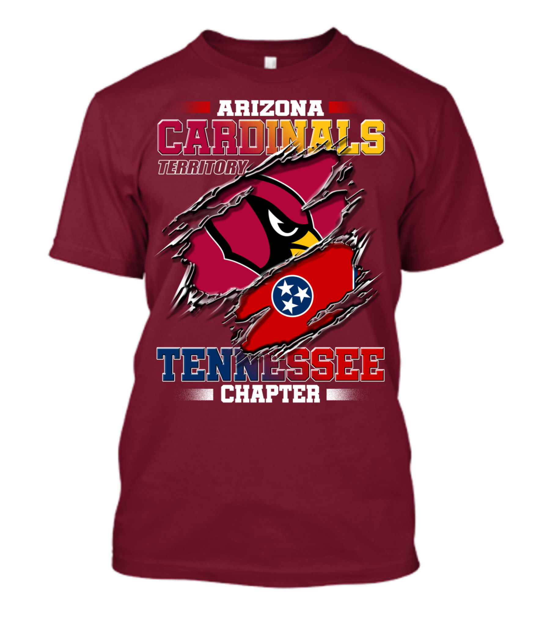 Arizona Cardinals Territory Tennessee Chapter T-Shirt
