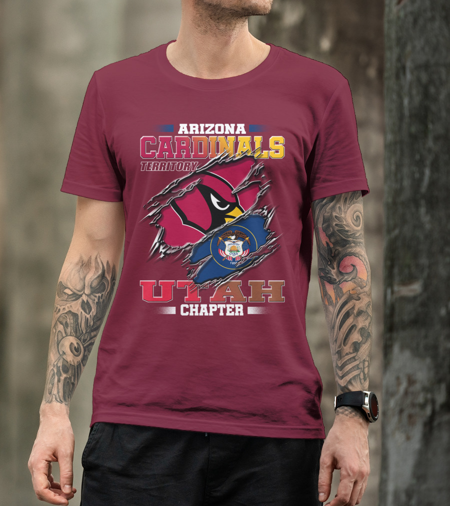 Arizona Cardinals Territory Utah Chapter T-Shirt