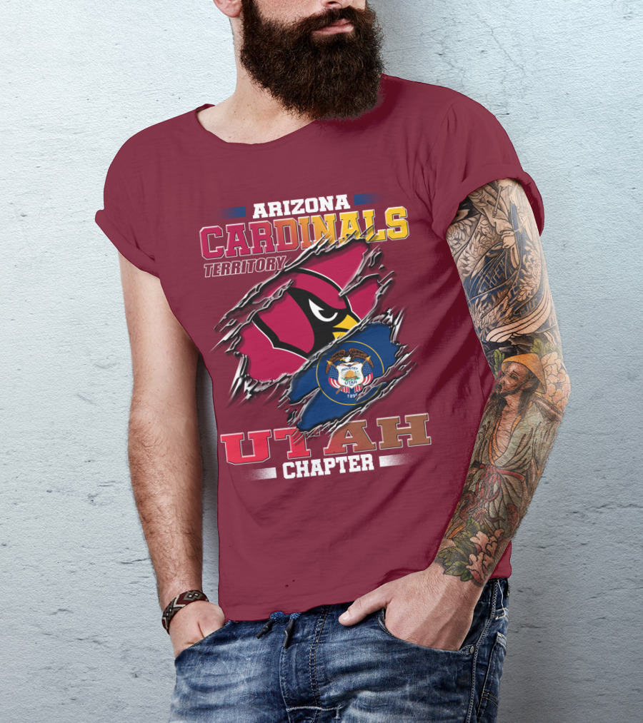 Arizona Cardinals Territory Utah Chapter T-Shirt