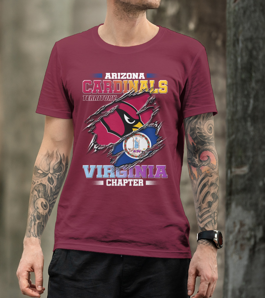 Arizona Cardinals Territory Virginia Chapter T-Shirt