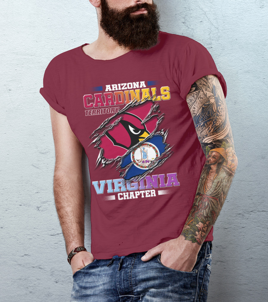 Arizona Cardinals Territory Virginia Chapter T-Shirt