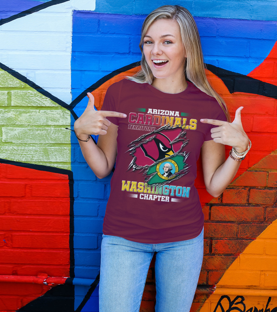Arizona Cardinals Territory Washington Chapter T-Shirt