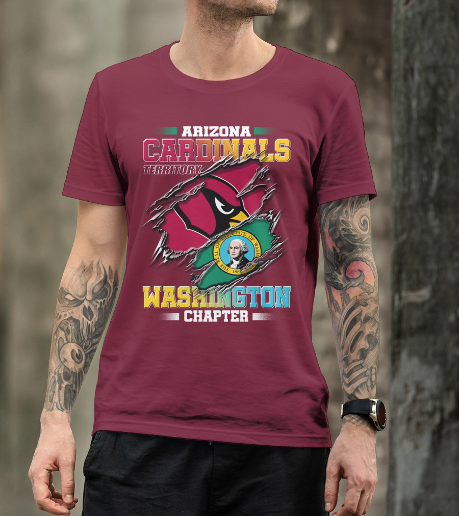 Arizona Cardinals Territory Washington Chapter T-Shirt