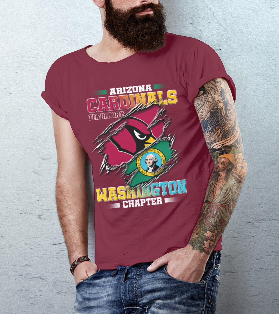 Arizona Cardinals Territory Washington Chapter T-Shirt