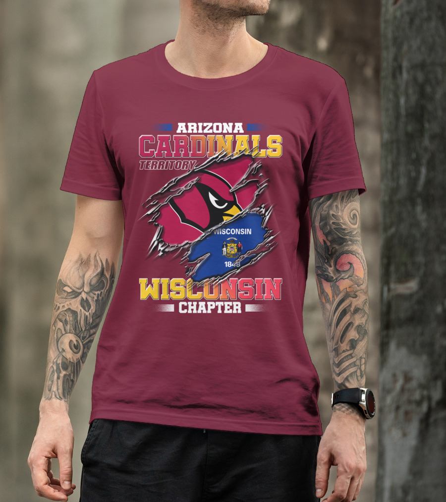 Arizona Cardinals Territory Wisconsin Chapter T-Shirt
