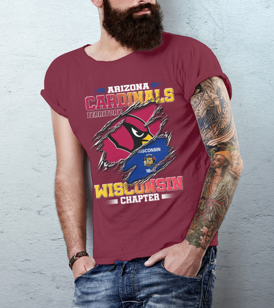 Arizona Cardinals Territory Wisconsin Chapter T-Shirt