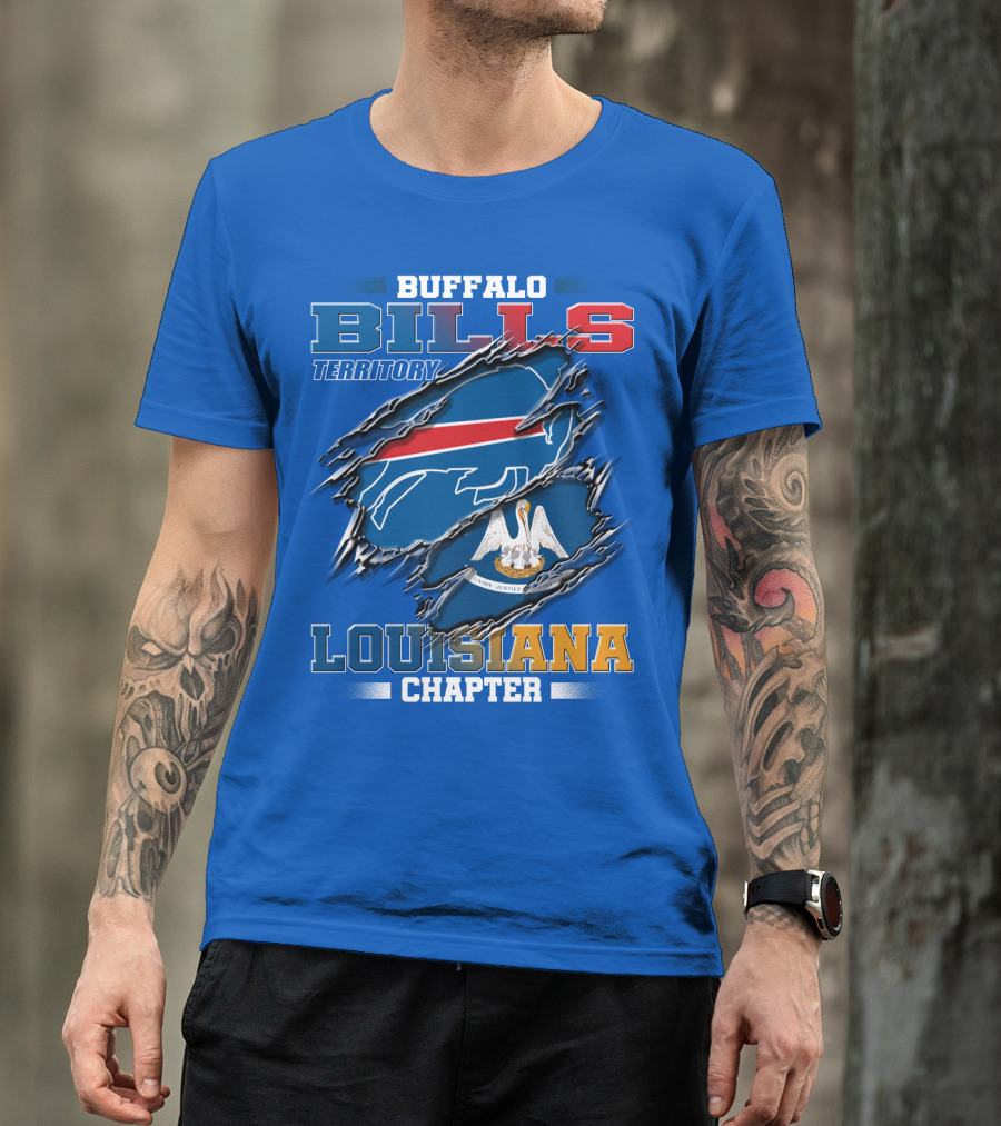 Buffalo Bills Territory Louisiana Chapter T-Shirt