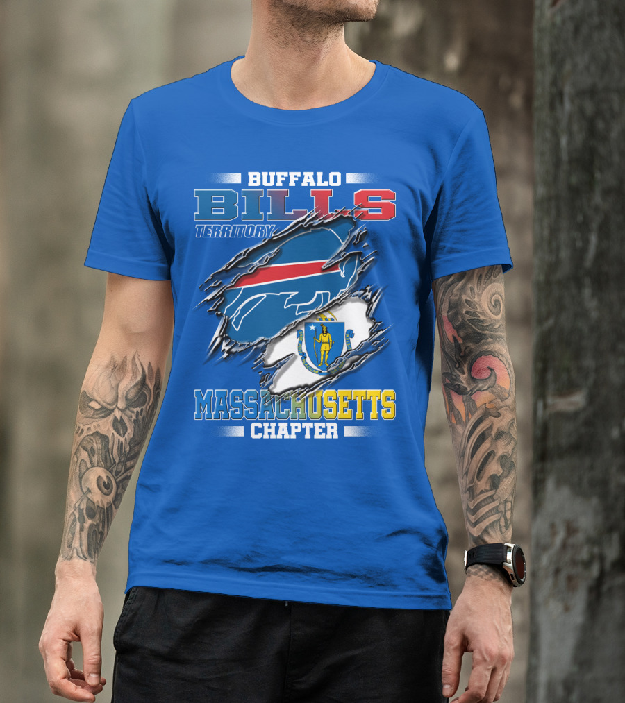 Buffalo Bills Territory Massachusetts Chapter T-Shirt