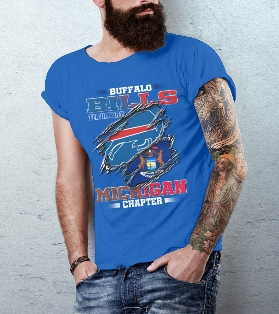 Buffalo Bills Territory Michigan Chapter T-Shirt