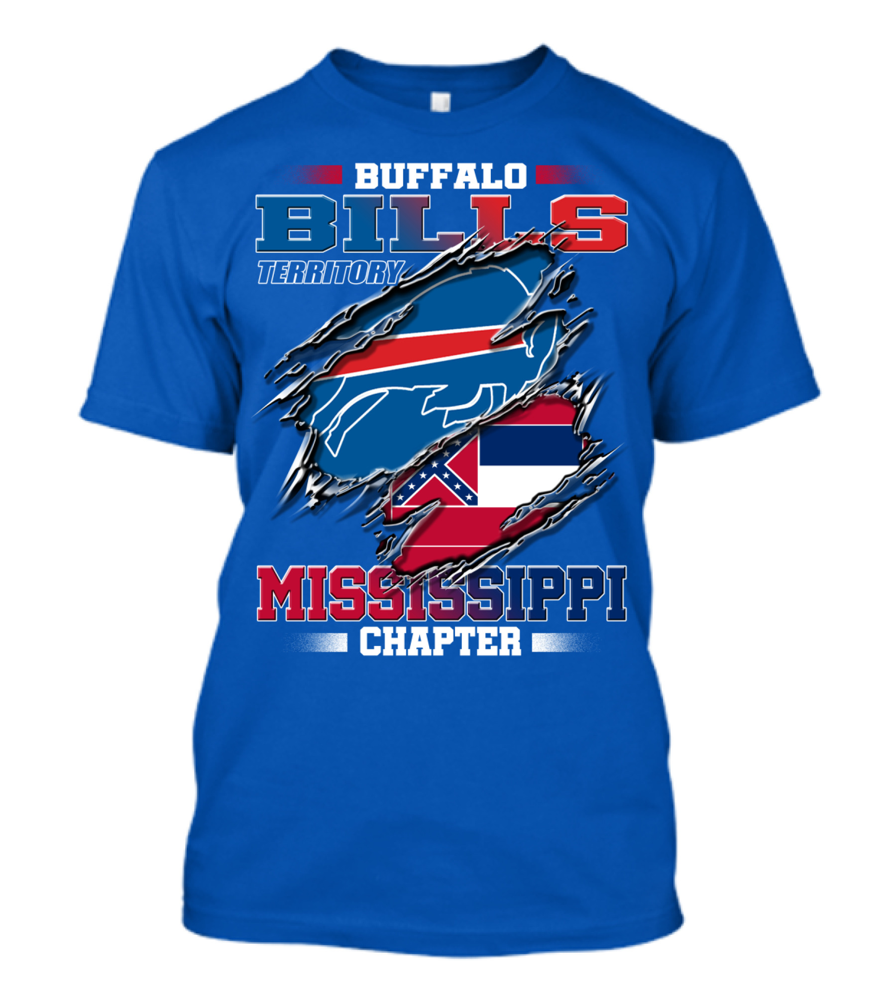 Buffalo Bills Territory Mississippi Chapter T-Shirt