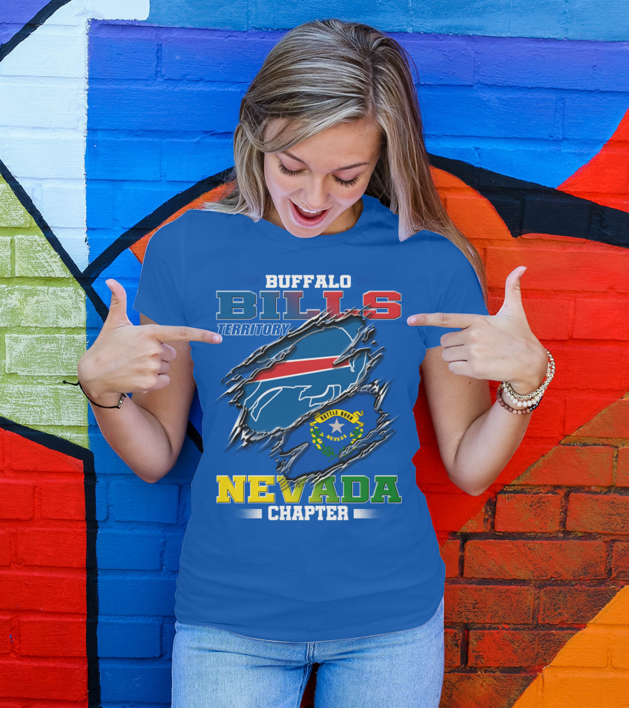 Buffalo Bills Territory Nevada Chapter Battle Born T-Shirt