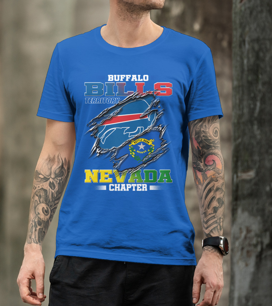 Buffalo Bills Territory Nevada Chapter Battle Born T-Shirt