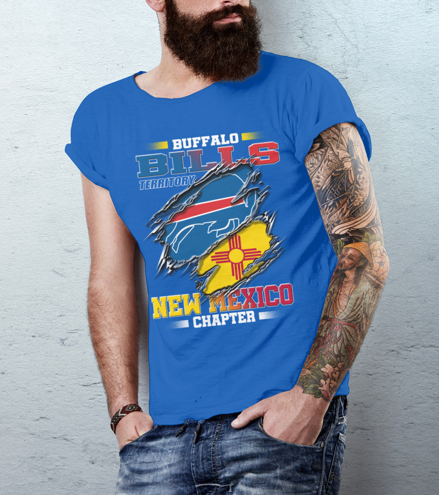Buffalo Bills Territory New Mexico Chapter T-Shirt