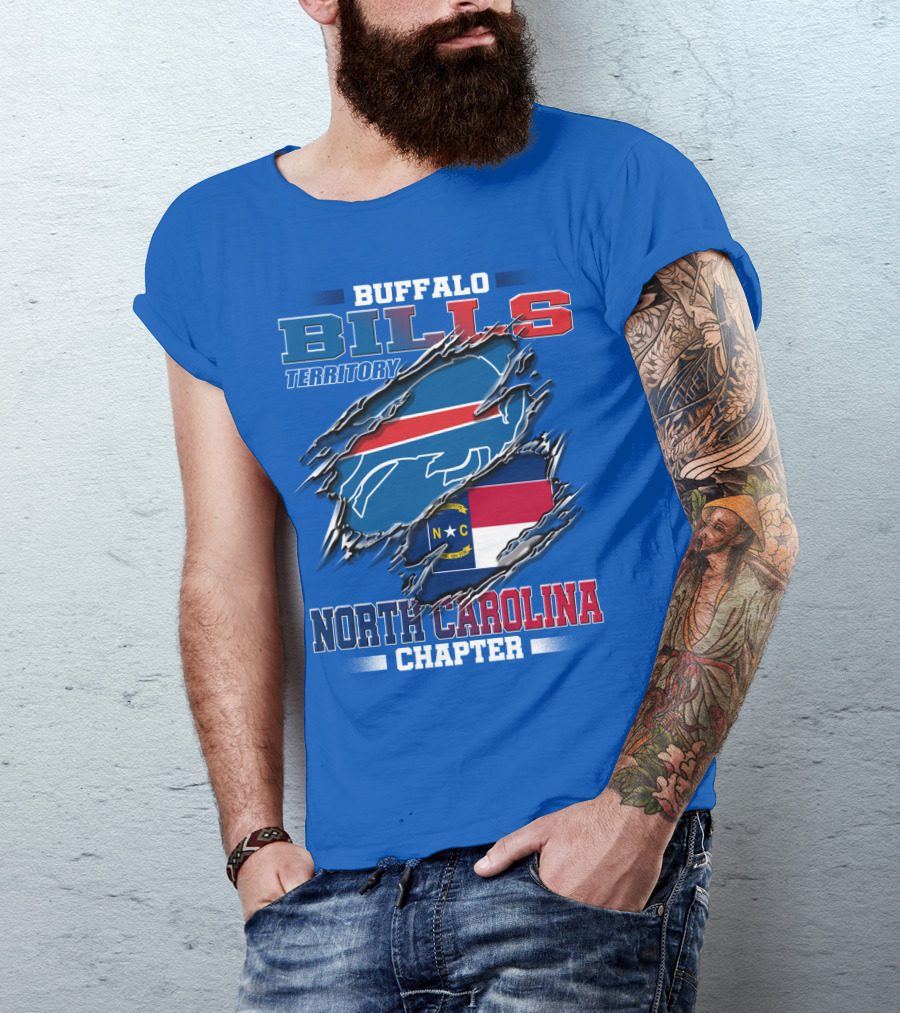 Buffalo Bills Territory North Carolina Chapter T-Shirt