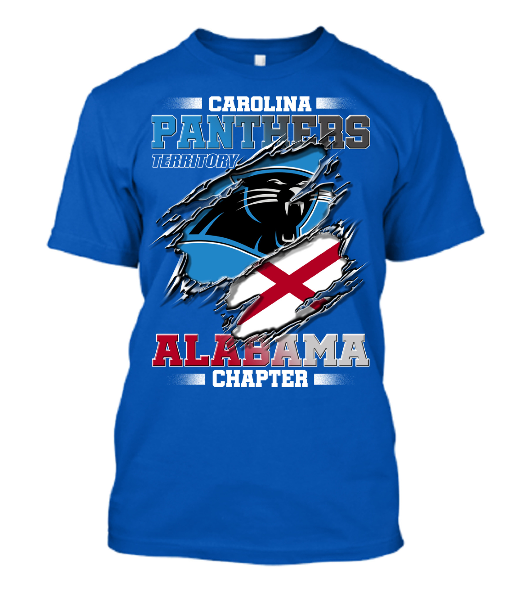 Carolina Panthers Territory Alabama Chapter T-Shirt