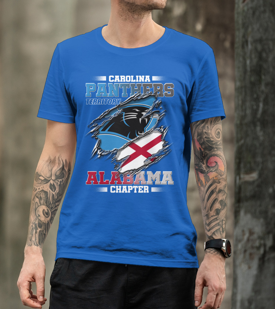 Carolina Panthers Territory Alabama Chapter T-Shirt