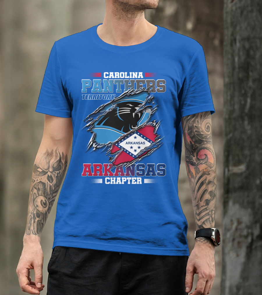 Carolina Panthers Territory Arkansas Chapter T-Shirt