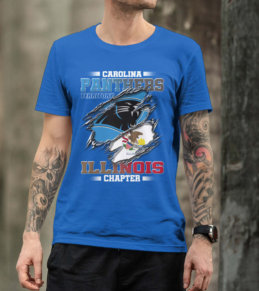 Carolina Panthers Territory Illinois Chapter T-Shirt