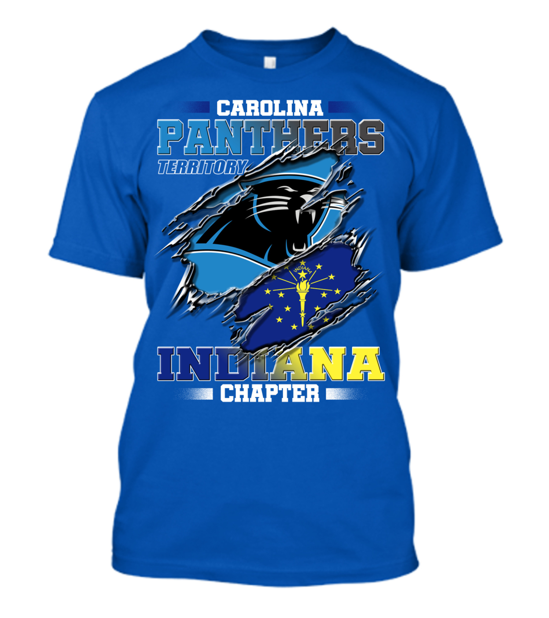 Carolina Panthers Territory Indiana Chapter T-Shirt