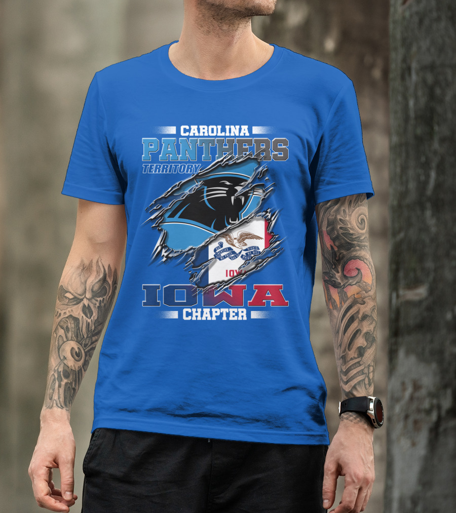 Carolina Panthers Territory Iowa Chapter T-Shirt