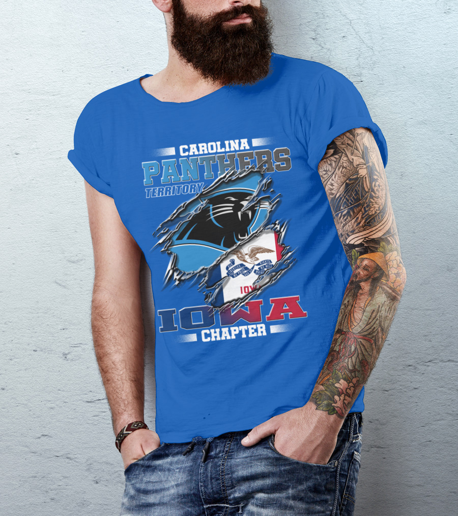 Carolina Panthers Territory Iowa Chapter T-Shirt